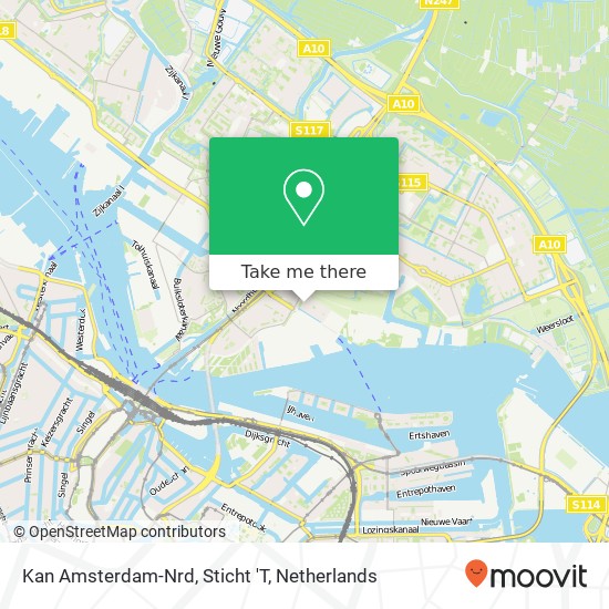 Kan Amsterdam-Nrd, Sticht 'T map