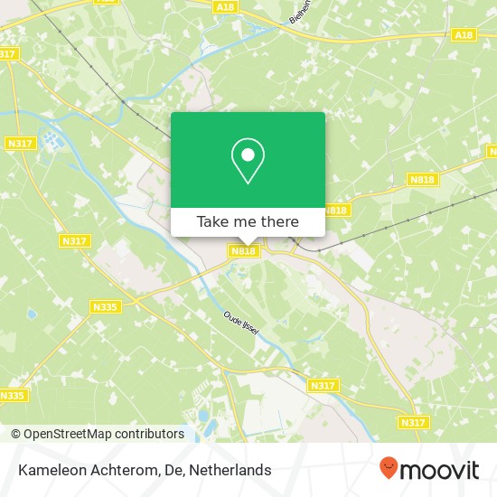 Kameleon Achterom, De map