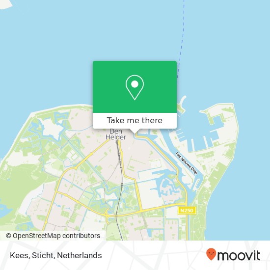 Kees, Sticht map