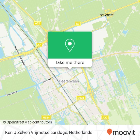 Ken U Zelven Vrijmetselaarsloge Karte