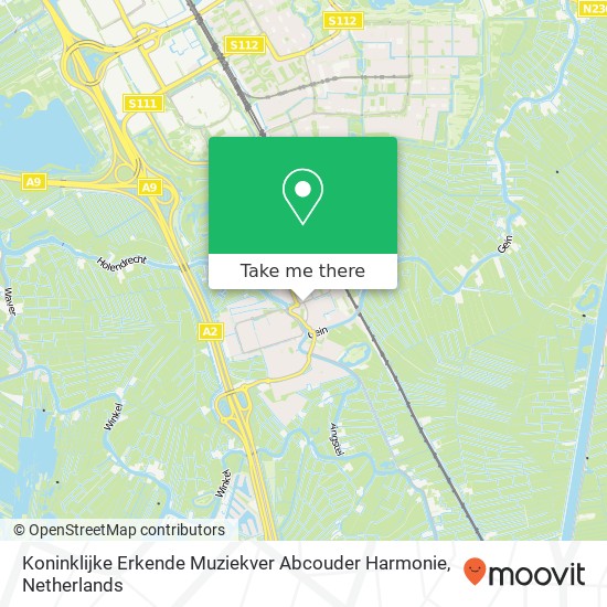 Koninklijke Erkende Muziekver Abcouder Harmonie map