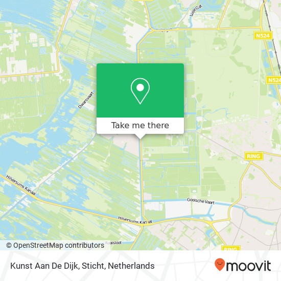 Kunst Aan De Dijk, Sticht map