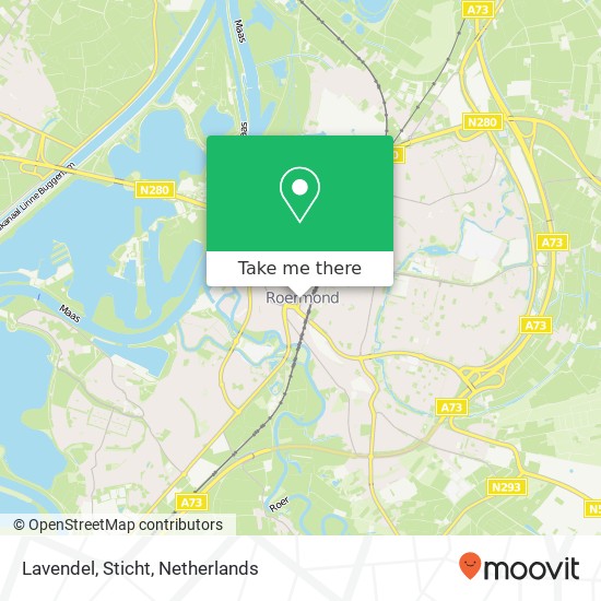 Lavendel, Sticht map