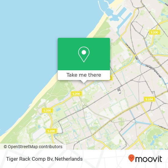 Tiger Rack Comp Bv map