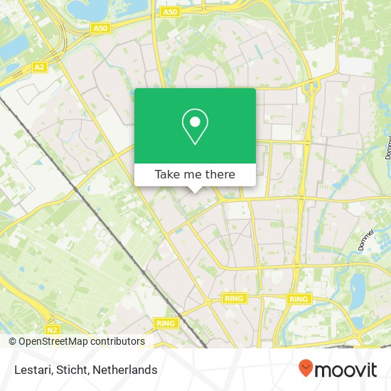 Lestari, Sticht map