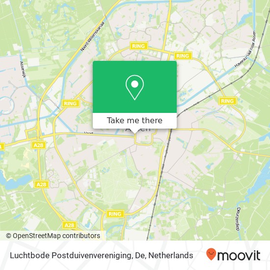 Luchtbode Postduivenvereniging, De map