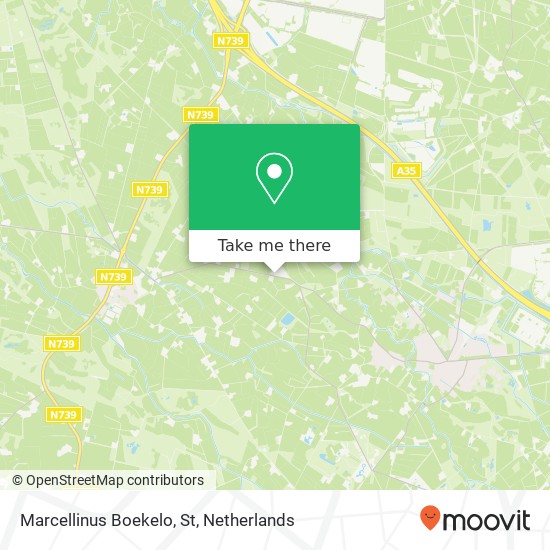 Marcellinus Boekelo, St map