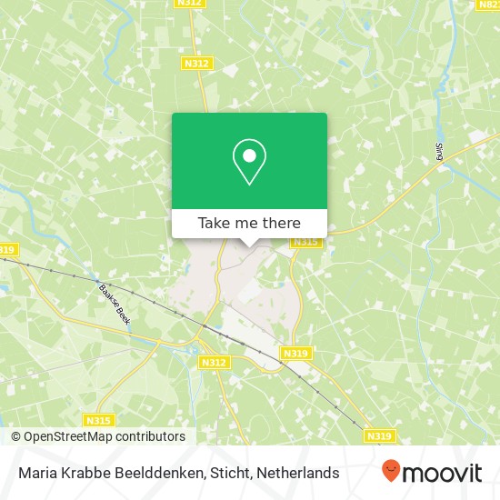 Maria Krabbe Beelddenken, Sticht map