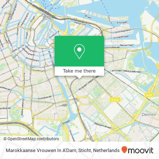 Marokkaanse Vrouwen In A'Dam, Sticht map