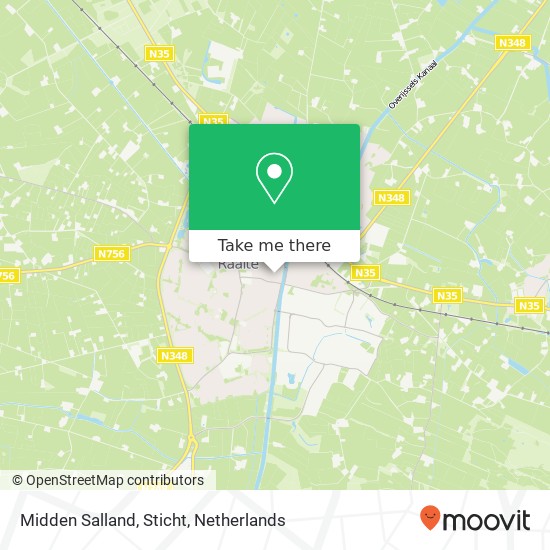 Midden Salland, Sticht map