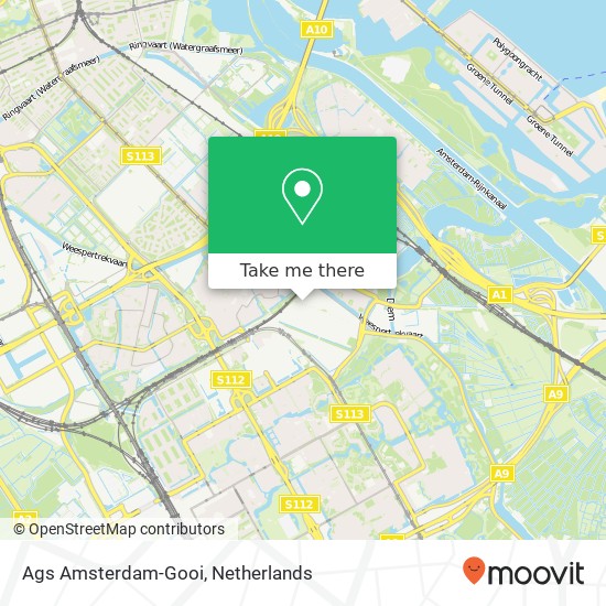 Ags Amsterdam-Gooi map