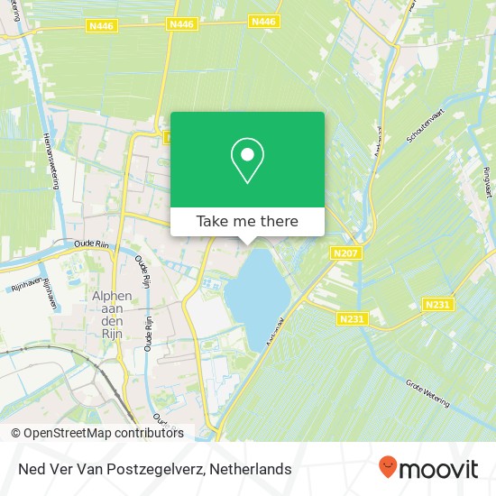 Ned Ver Van Postzegelverz map