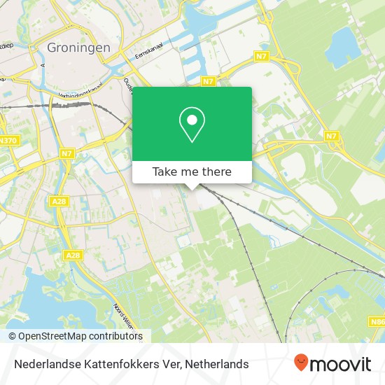 Nederlandse Kattenfokkers Ver map