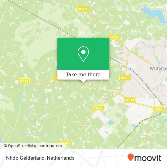 Nhdb Gelderland map