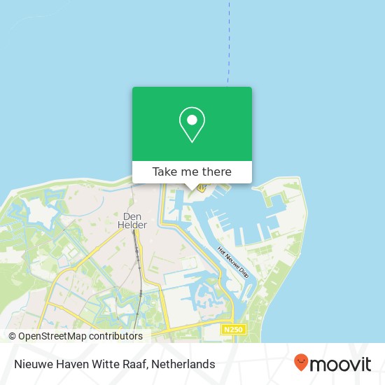 Nieuwe Haven Witte Raaf map