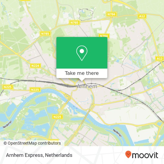 Arnhem Express Karte