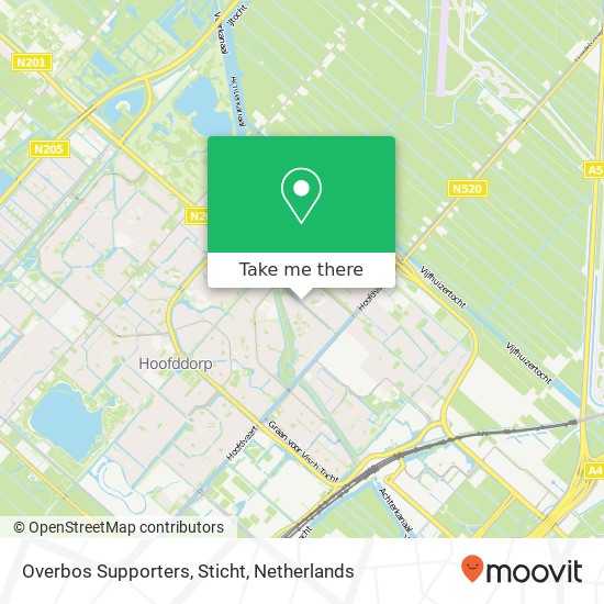 Overbos Supporters, Sticht map