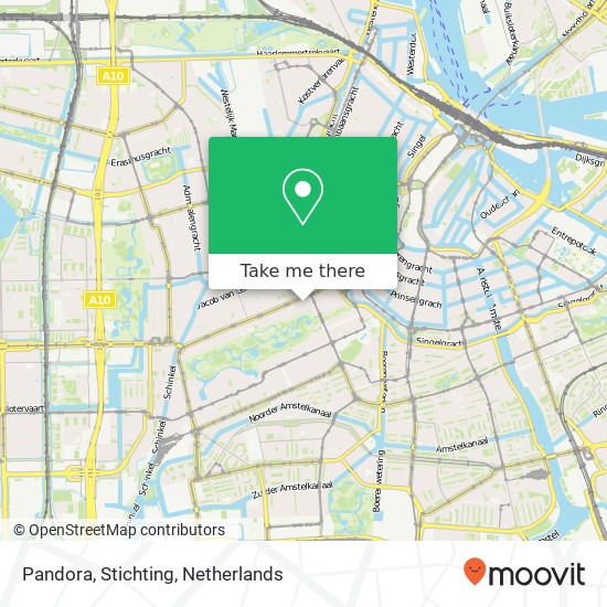 Pandora, Stichting map