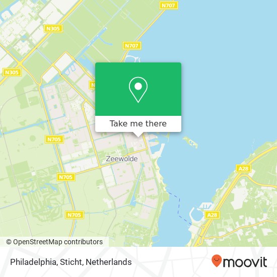 Philadelphia, Sticht map