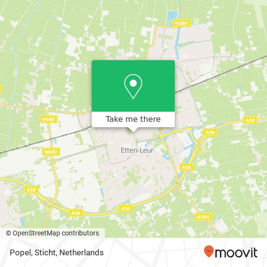 Popel, Sticht map