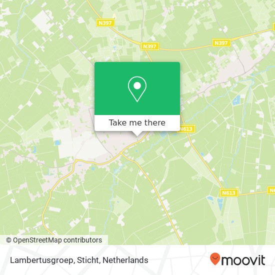 Lambertusgroep, Sticht map