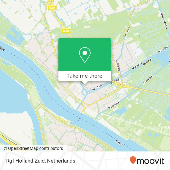 Rgf Holland Zuid map