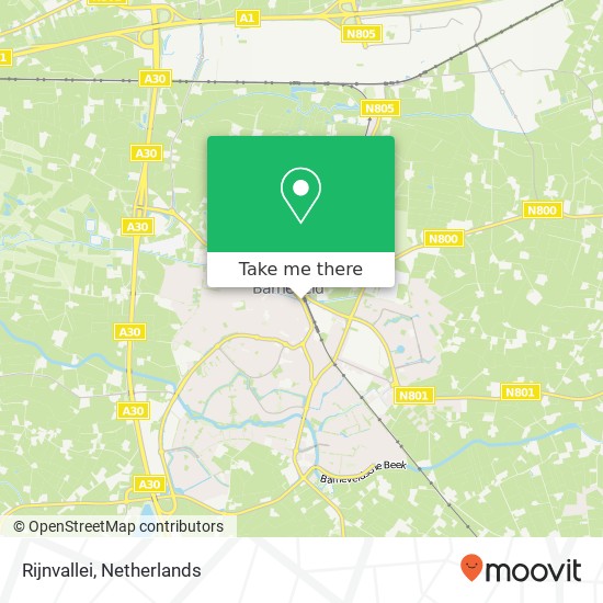 Rijnvallei map