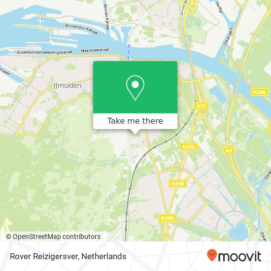 Rover Reizigersver map