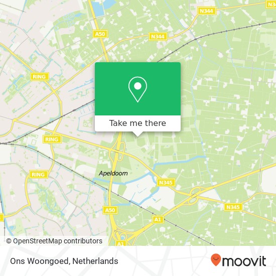 Ons Woongoed map