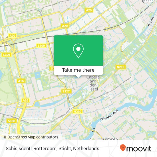 Schisiscentr Rotterdam, Sticht map