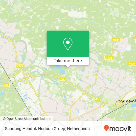 Scouting Hendrik Hudson Groep map