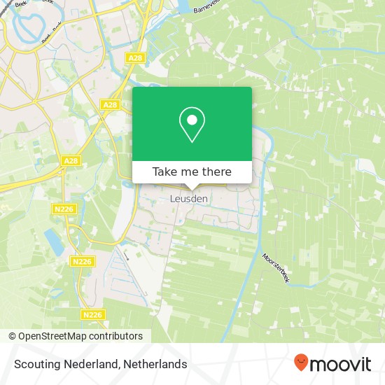 Scouting Nederland map