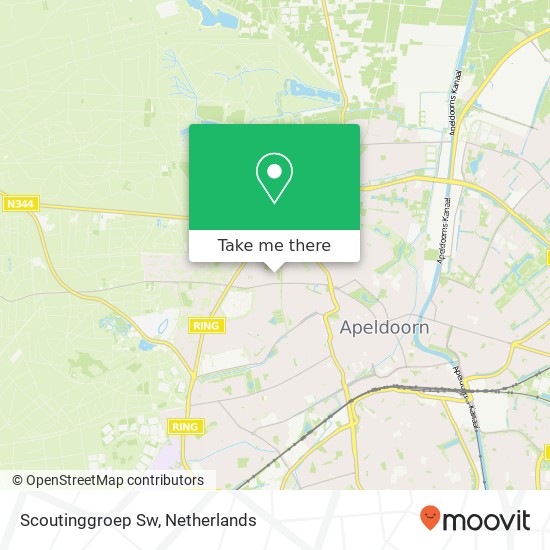 Scoutinggroep Sw map