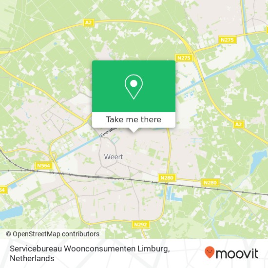 Servicebureau Woonconsumenten Limburg Karte