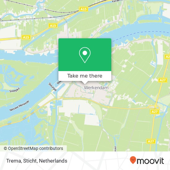 Trema, Sticht map