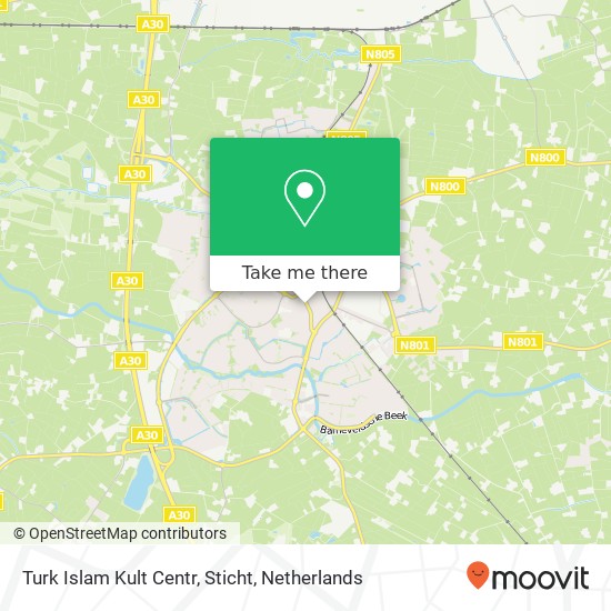 Turk Islam Kult Centr, Sticht map