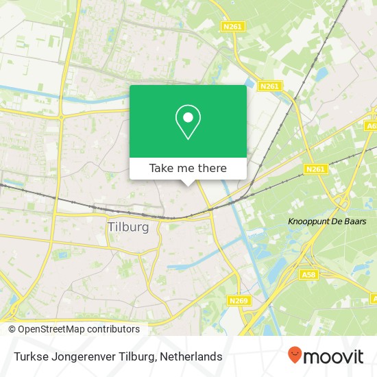 Turkse Jongerenver Tilburg Karte