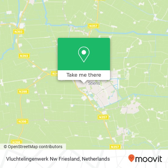 Vluchtelingenwerk Nw Friesland Karte