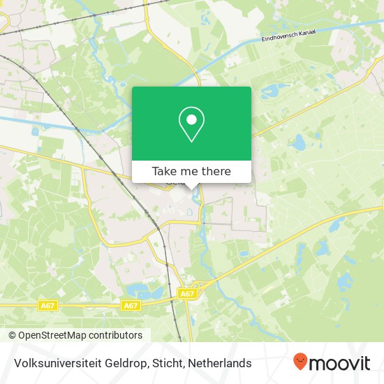 Volksuniversiteit Geldrop, Sticht map