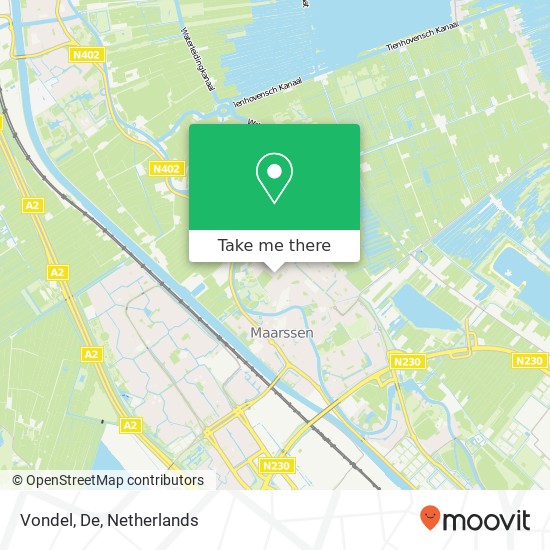 Vondel, De map