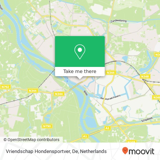 Vriendschap Hondensportver, De Karte