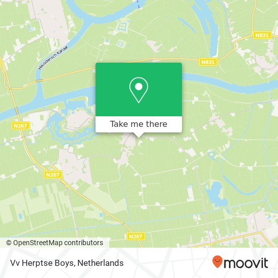 Vv Herptse Boys map
