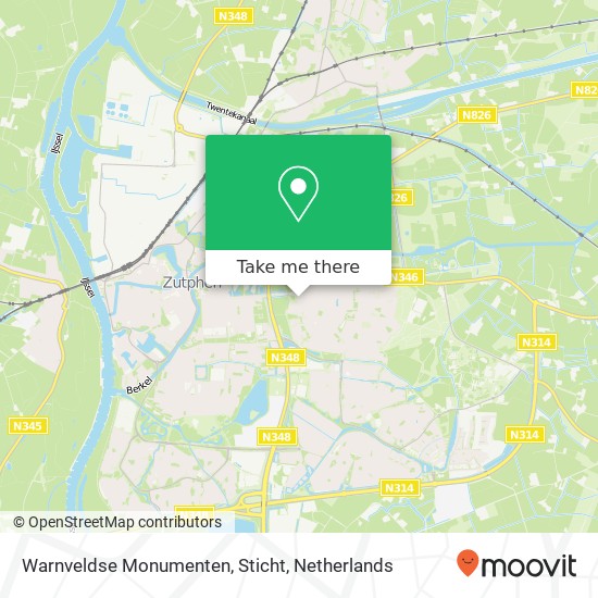 Warnveldse Monumenten, Sticht map