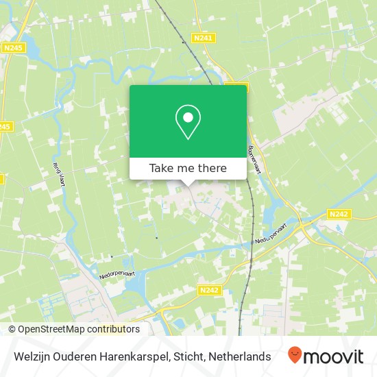 Welzijn Ouderen Harenkarspel, Sticht map