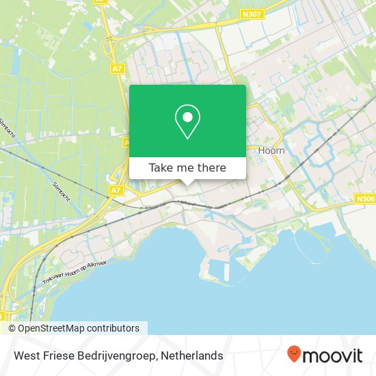 West Friese Bedrijvengroep map