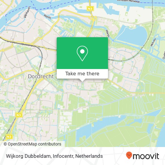 Wijkorg Dubbeldam, Infocentr map