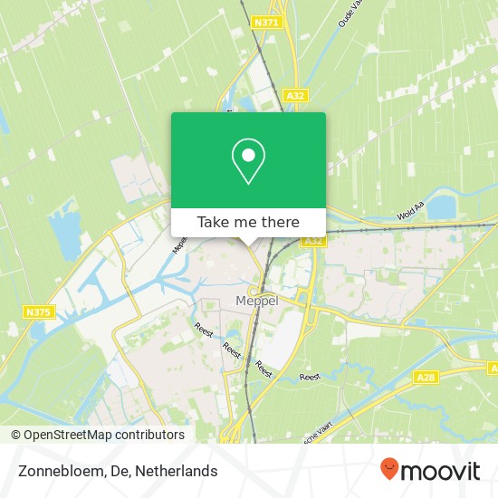 Zonnebloem, De map