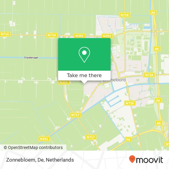 Zonnebloem, De map