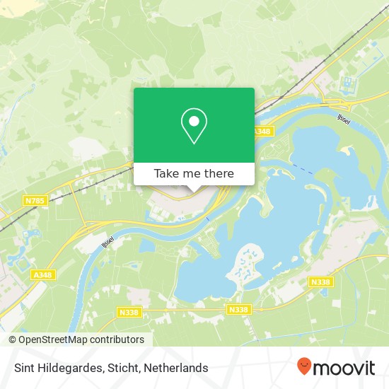 Sint Hildegardes, Sticht map