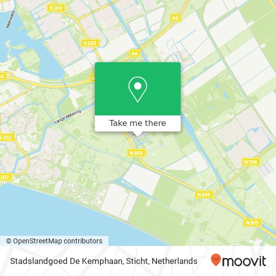 Stadslandgoed De Kemphaan, Sticht Karte